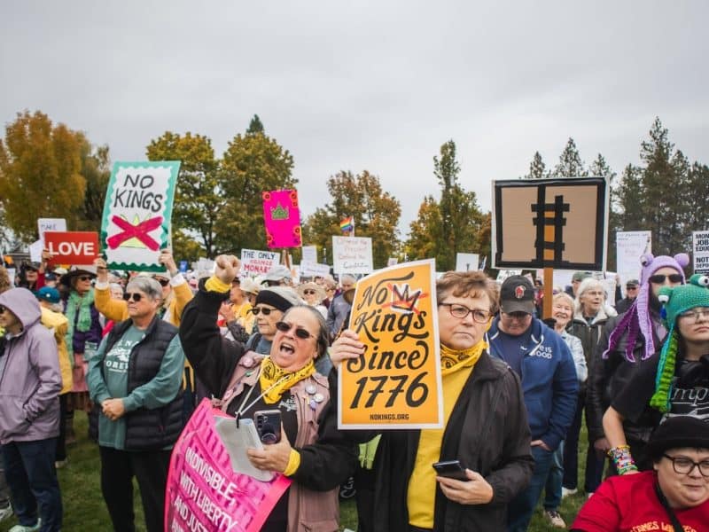 The faces of No Kings