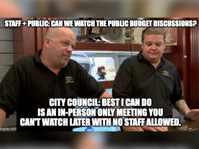 Spokane City Council keeps staff and the public alike in the dark at budget meetings